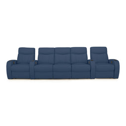 Rialto Italian Leather Home Theater Seating