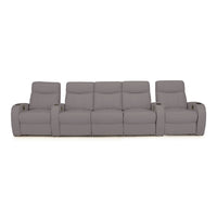 Rialto Italian Leather Home Theater Seating