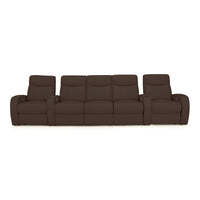 Rialto Italian Leather Home Theater Seating