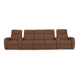 Rialto Italian Leather Home Theater Seating