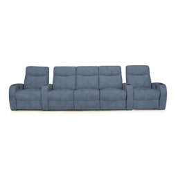 Rialto Italian Leather Home Theater Seating