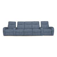 Rialto Italian Leather Home Theater Seating