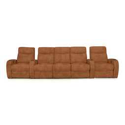 Rialto Italian Leather Home Theater Seating