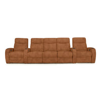 Rialto Italian Leather Home Theater Seating