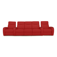 Rialto Italian Leather Home Theater Seating