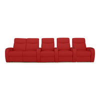 Rialto Italian Leather Home Theater Seating