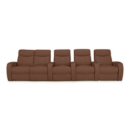 Rialto Italian Leather Home Theater Seating