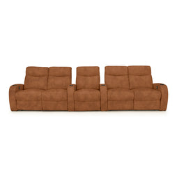 Rialto Italian Leather Home Theater Seating