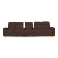 Rialto Italian Leather Home Theater Seating