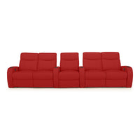 Rialto Italian Leather Home Theater Seating