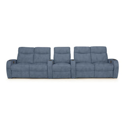 Rialto Italian Leather Home Theater Seating