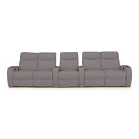 Rialto Italian Leather Home Theater Seating