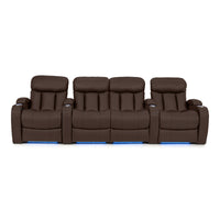 Grenada Italian Leather Home Theater Seating