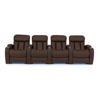 Grenada Italian Leather Home Theater Seating