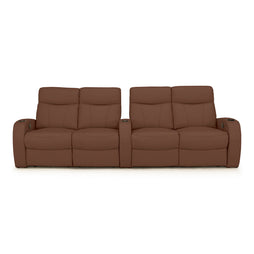 Rialto Italian Leather Home Theater Seating