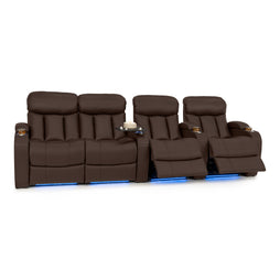 Grenada Italian Leather Home Theater Seating