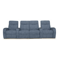Rialto Italian Leather Home Theater Seating