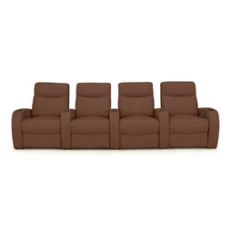 Rialto Italian Leather Home Theater Seating