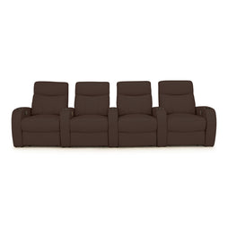 Rialto Italian Leather Home Theater Seating