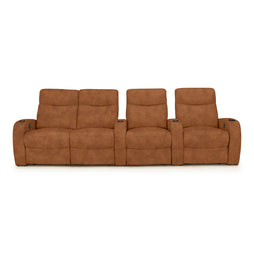 Rialto Italian Leather Home Theater Seating