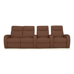 Rialto Italian Leather Home Theater Seating