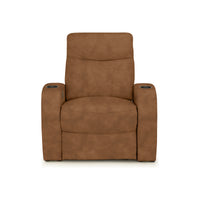 Rialto Italian Leather Home Theater Seating Single Recliner