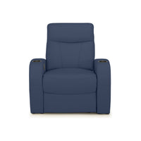 Rialto Italian Leather Home Theater Seating Single Recliner
