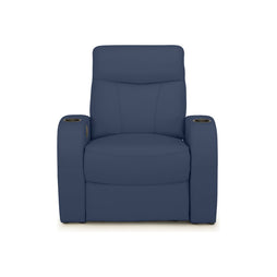 Rialto Italian Leather Home Theater Seating Single Recliner