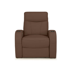 Rialto Italian Leather Home Theater Seating Single Recliner
