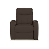 Rialto Italian Leather Home Theater Seating Single Recliner