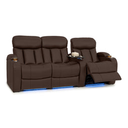 Grenada Italian Leather Home Theater Seating