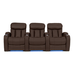 Grenada Italian Leather Home Theater Seating