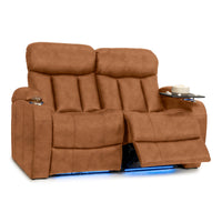Grenada Italian Leather Home Theater Seating