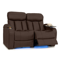 Grenada Italian Leather Home Theater Seating