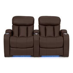 Grenada Italian Leather Home Theater Seating