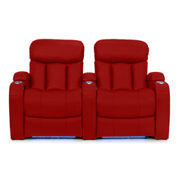Grenada Italian Leather Home Theater Seating