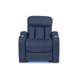Grenada Italian Leather Home Theater Seating Single Recliner