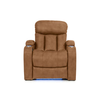 Grenada Italian Leather Home Theater Seating Single Recliner