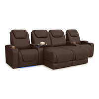 Equinox Chaise CoolZeroᵀᴹ Italian Leather Home Theater Seating
