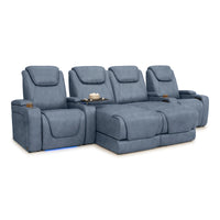 Equinox Chaise CoolZeroᵀᴹ Italian Leather Home Theater Seating
