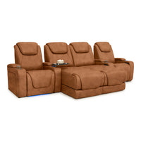 Equinox Chaise CoolZeroᵀᴹ Italian Leather Home Theater Seating