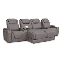 Equinox Chaise CoolZeroᵀᴹ Italian Leather Home Theater Seating