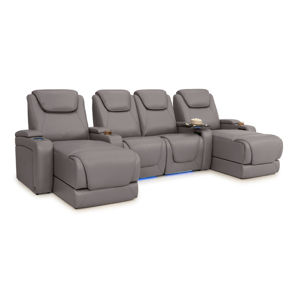 Equinox Chaise CoolZeroᵀᴹ Italian Leather Home Theater Seating