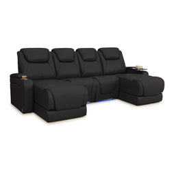Equinox Chaise CoolZeroᵀᴹ Italian Leather Home Theater Seating