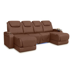 Equinox Chaise CoolZeroᵀᴹ Italian Leather Home Theater Seating