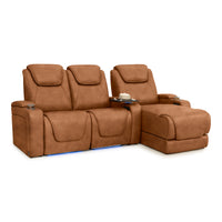 Equinox Chaise CoolZeroᵀᴹ Italian Leather Home Theater Seating