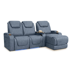 Equinox Chaise CoolZeroᵀᴹ Italian Leather Home Theater Seating