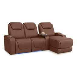 Equinox Chaise CoolZeroᵀᴹ Italian Leather Home Theater Seating
