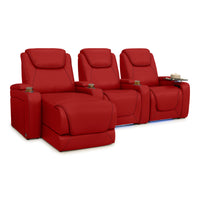 Equinox Chaise CoolZeroᵀᴹ Italian Leather Home Theater Seating
