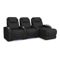 Equinox Chaise CoolZeroᵀᴹ Italian Leather Home Theater Seating